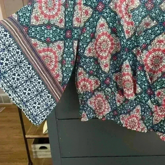 Twine & String Bohemian Flare Sleeve Crop Top‎ Size xl - Picture 2 of 5